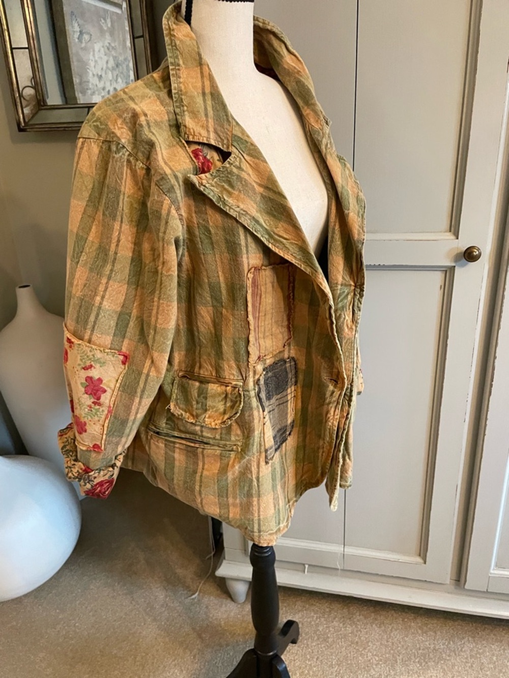 NWT Jaded Gypsy Rose Garden Views Reversible Boho Jacket OSFM - Picture 8 of 12